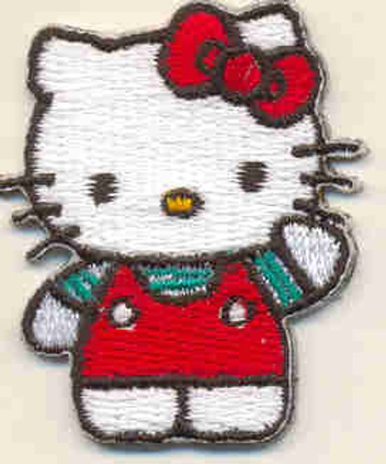 Hovedbilde Kitty 40x30mm brodert (selvklebende) (4C4)