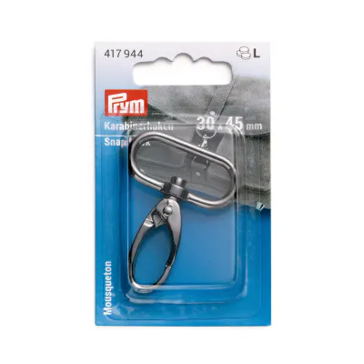 Prym karabinkrok 30x45mm - Gunmetal 417944