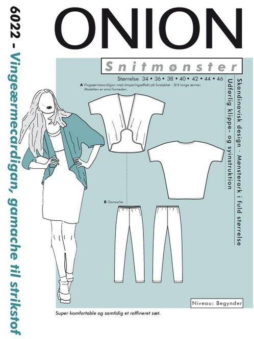 Hovedbilde ONION CARDIGAN M FLAGGERMUSERMER OG TIGHTS 6022