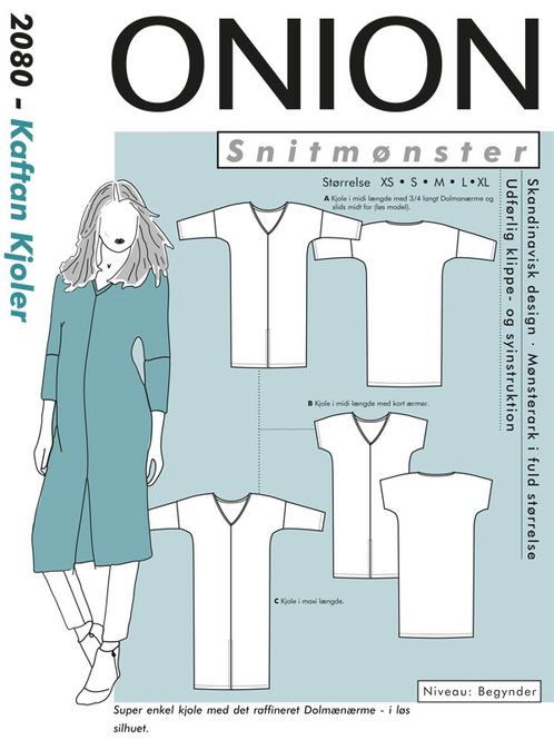 Hovedbilde ONION KAFTAN KJOLE 2080
