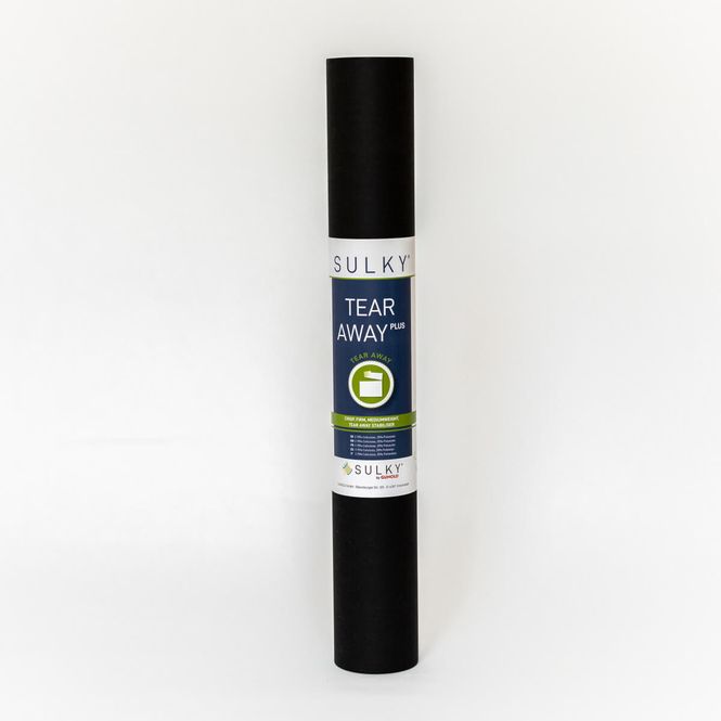 Hovedbilde Sulky Tear Away Pluss SORT rivevlies 50cm x 25 meter (38A7)