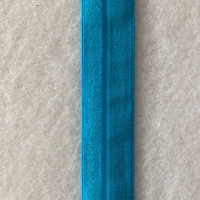 Hovedbilde Folde-elastikk 19mm turkis, 31112-1610