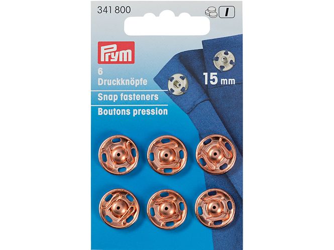 Hovedbilde Prym Patentknapper 15mm  Rose gold - 341800