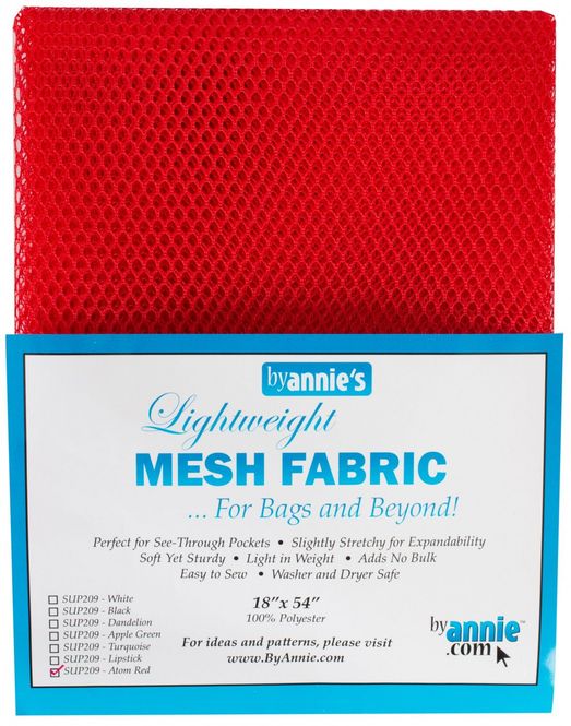 Hovedbilde By Annie's Mesh fabric SUP209 - Atom Red