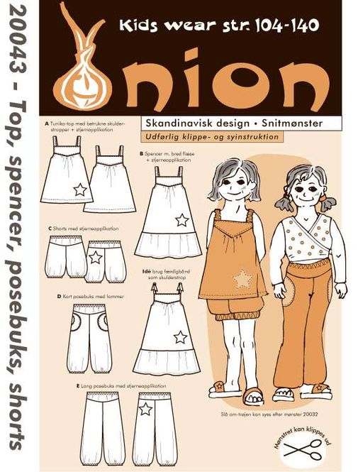 Hovedbilde ONION KIDS TOP, SPENCER, POSEBUKS, SHORTS 20043
