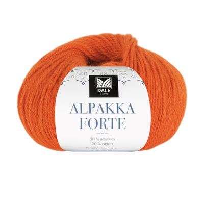 Alpakka Forte - Oransje Frg: 740