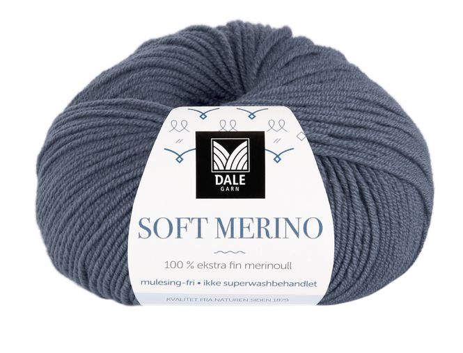 Hovedbilde Soft Merino - Mørk gråblå Frg: 3014