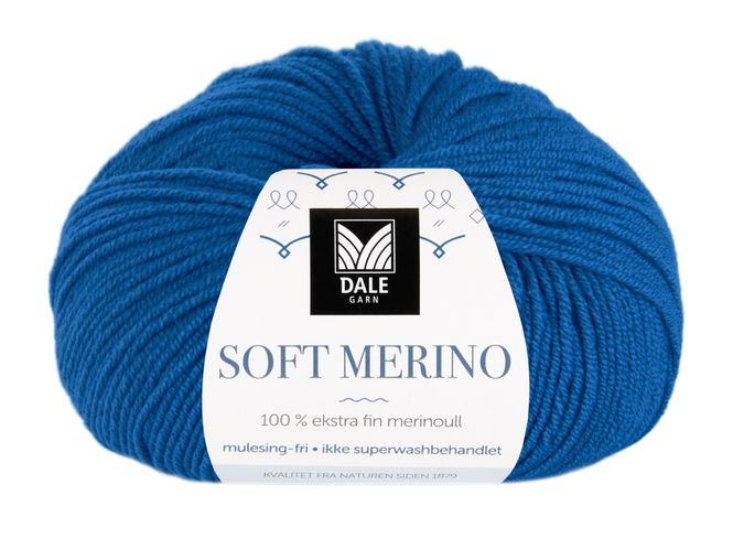 Hovedbilde Soft Merino - Klar blå Frg: 3022
