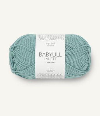 6841 Babyull Lanett Støvet Aqua