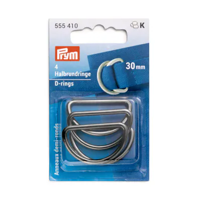 D-ring 30mm 4stk - Gunmetal 555410