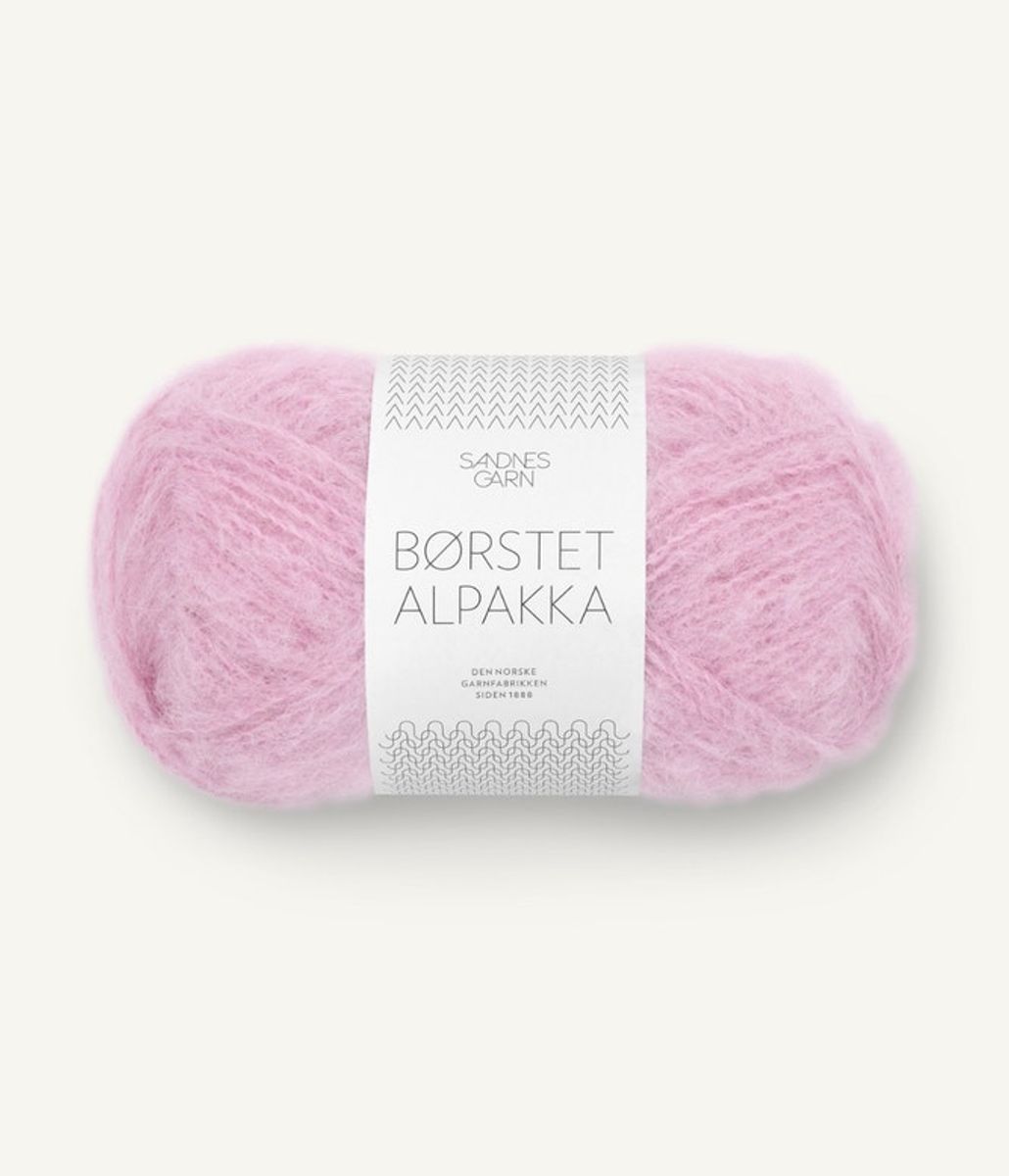 4813 Børstet Alpakka Pink Lilac