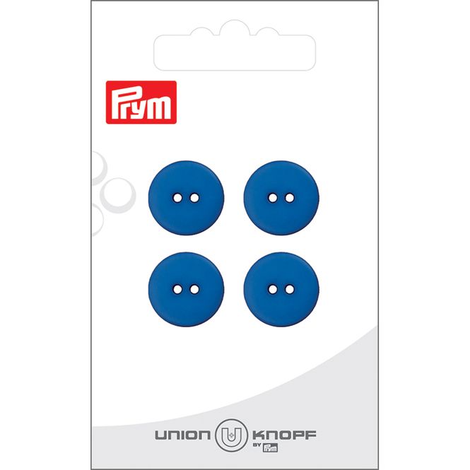 Hovedbilde Prym Knapper 28450 - 2-hull 15mm 663 Blå - 4stk