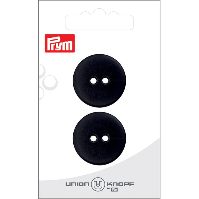 Hovedbilde Prym Knapper 28450 - 2-hull 25mm 80 Sort - 2stk