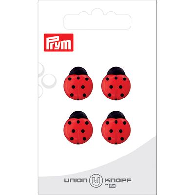 Prym Øyeknapper 35029 - 14mm MARIHØNE 48 Rød - 4stk