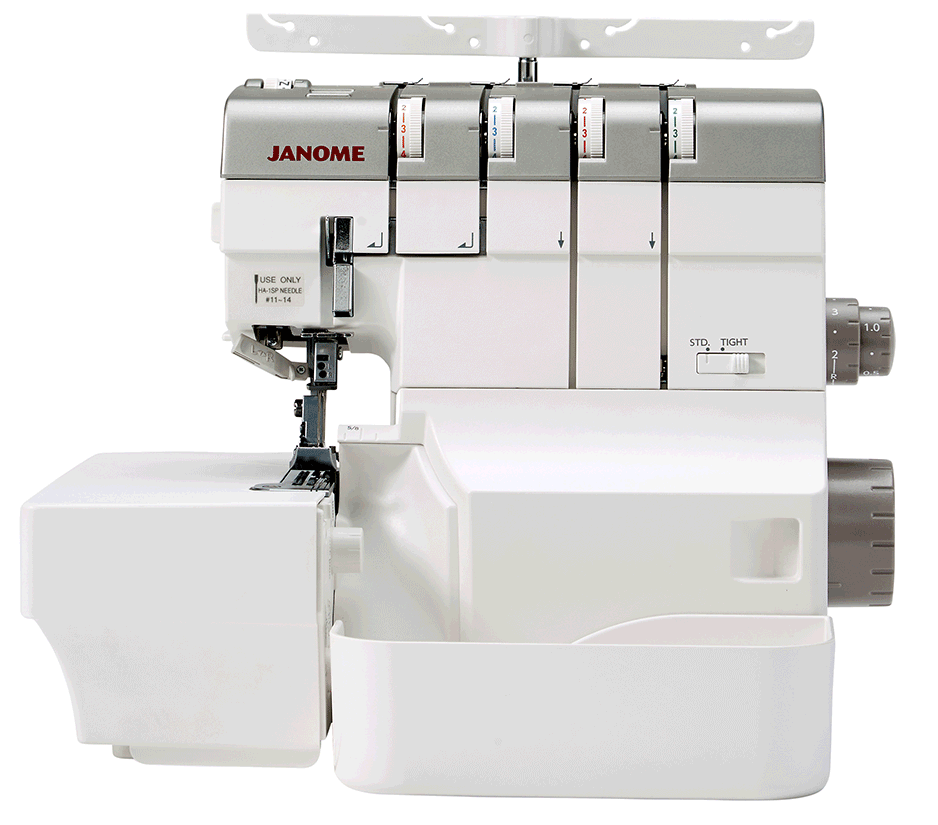 Demo Janome AirThread 2000D Professional Overlock (38)