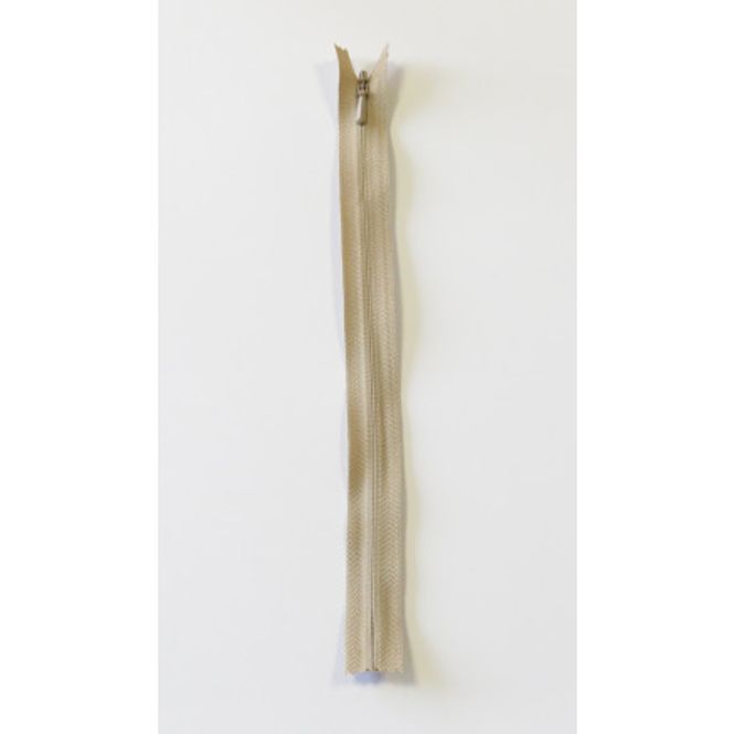 Hovedbilde Beige - 4mm Usynlig fast glidelås 60cm