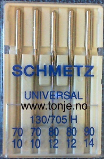 Hovedbilde Nåler Universal 2x70, 2x80, 1x90 130/705H 5stk SCHMETXZ