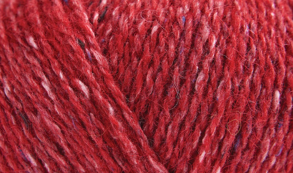 ROWAN FELTED TWEED frg 222 50G SCARLET