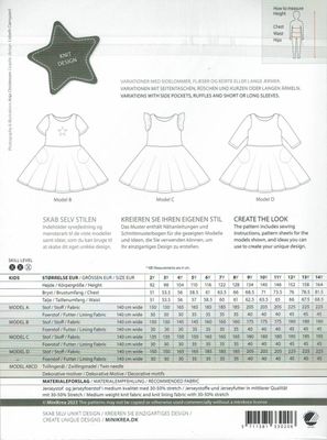 MINIKREA Jersey Swing Kjole 2-14 år 33020