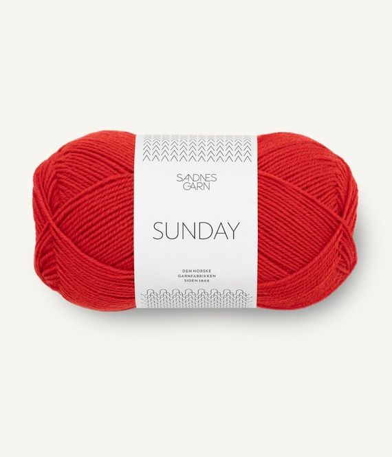 Hovedbilde 4018 Sunday Scarlet Red Nm 3x2/28