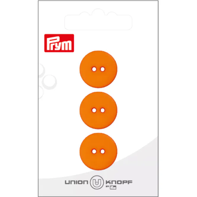 Hovedbilde Prym Knapper 28450 - 2-hull 18mm 422 Oransje - 3stk