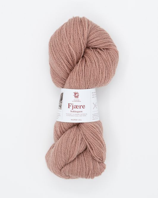 Hovedbilde Fjære sokkegarn pudderrosa 560