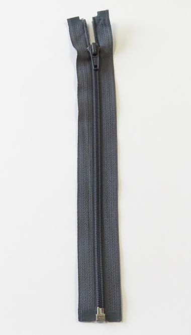 Hovedbilde Mørk Grå - 6mm Spiral delbar glidelås 55cm