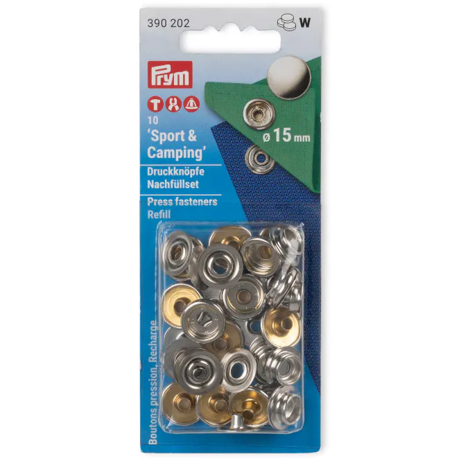 Hovedbilde Prym Sport&Camp Trykknapper Refill, 390202