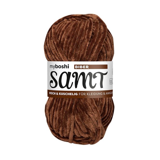 Hovedbilde Myboshi Samt Chenillegarn 100m - 892 Beaver