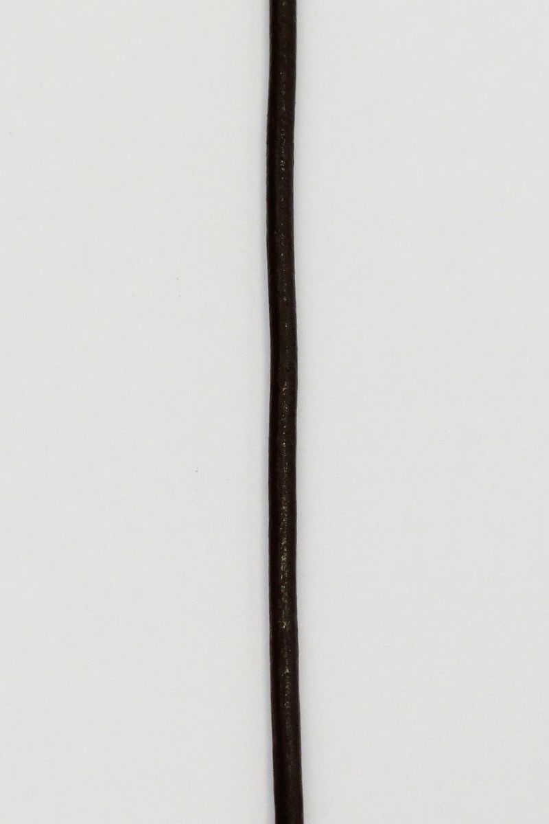 Lærsnor 1,5 mm Brun