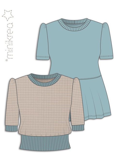 Hovedbilde MINIKREA retro t-shirt W34-50