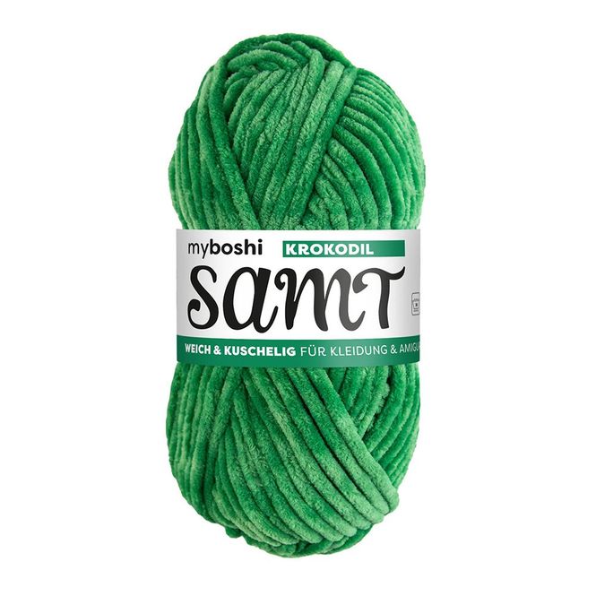 Hovedbilde Myboshi Samt Chenillegarn 100m - 822 Crocodile
