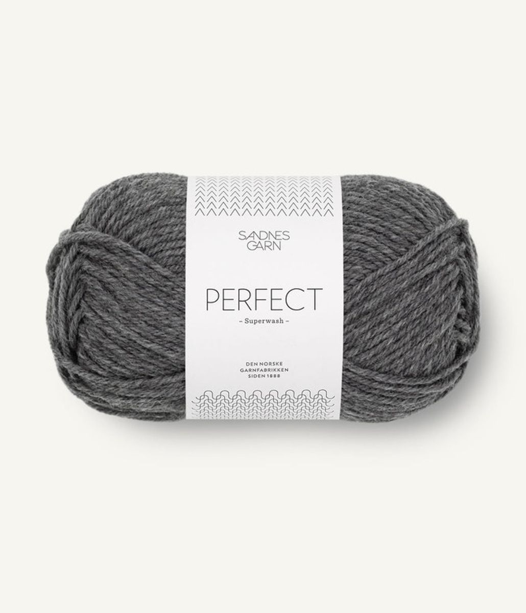 Perfect Mørk gråmelert 1053