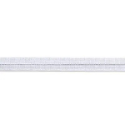 Prym Knappehullstrikk 18mm 10 meter  Hvit 956052