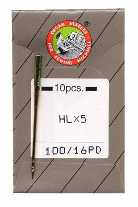 Hovedbilde (5F20) Organ Needle HLx5 Universal 100/16DP 10 pk