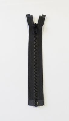 YKK 6MM VISLON, DELBAR F. SORT 4425-95-0580