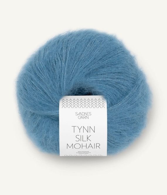 Hovedbilde 6042 Tynn Silk Mohair Mørk Himmelblå