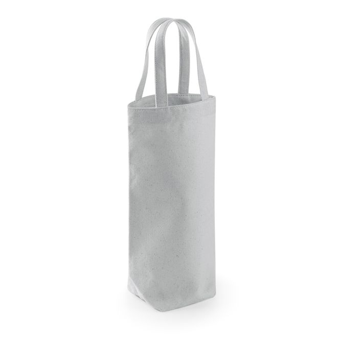 Hovedbilde W620 Fairtrade Cotton Bottle Bag Light Grey