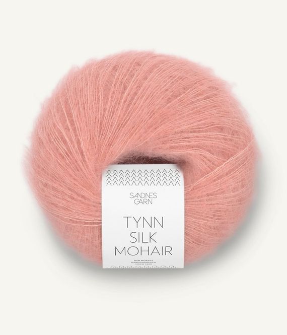 Hovedbilde 4033 Tynn Silk Mohair Ferskenblomst