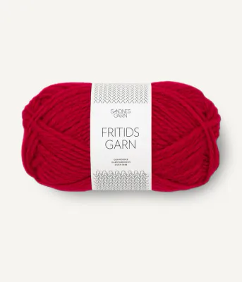 4219 Fritidsgarn Mørk Rød