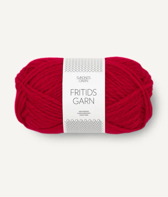 Hovedbilde 4219 Fritidsgarn Mørk Rød