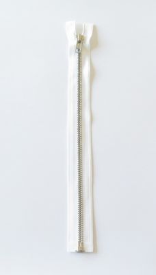 YKK 6MM ALUM. DELBAR F. HVIT  4432-65-501 65 CM