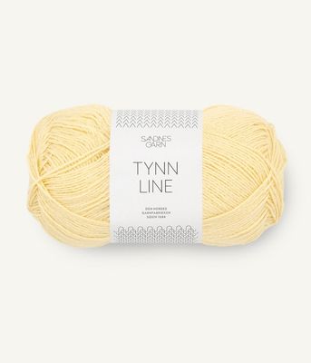 2112 Tynn Line Lys gul