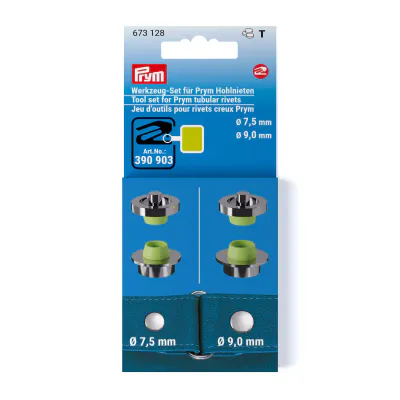 Prym Vario Tools set Tubular Rivets 7,5+9mm 673128