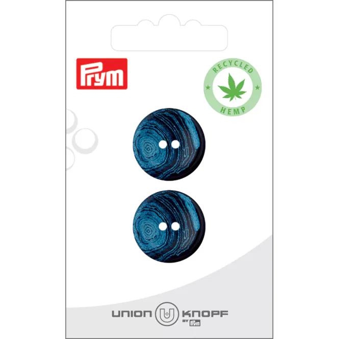 Hovedbilde Prym Knapper 453479 - 2-hull 20mm 68 Marineblå - 2stk
