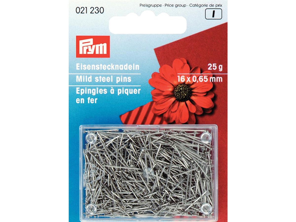 Prym knappenåler 25g 16x0,65mm 021230