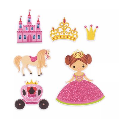 Prym Strykemerke – Prinsesse – Flerfarget – 6stk
