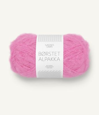 4626 Børstet Alpakka Shocking Pink