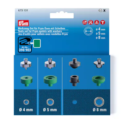 Prym Vario Tools Set For maljer med skiver 4.5 & 8mm 673131