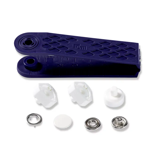 Hovedbilde Prym - Jersey Trykknapper, 12mm, Kappe, Hvit, 390171